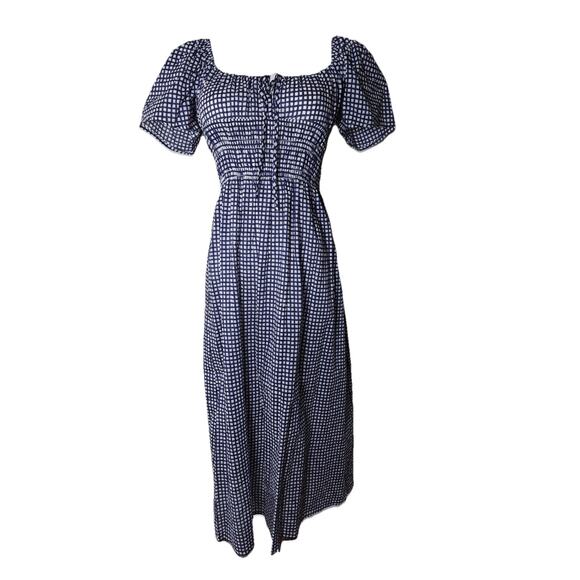 CIAO LUCIA Fiorella Gingham Check Midi Dress Size XXS - Picture 2 of 16